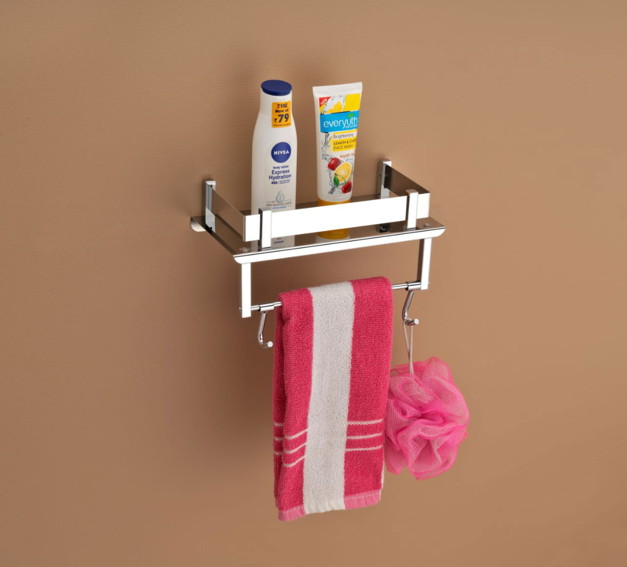 SHELF WITH NAPKIN ROD